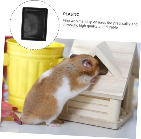 POPETPOP Thickened Plastic PET Cage Tray Waterproof Dog and Rabbit Poop Tray Sturdy Base for Cat and Small Animal Cages in Saudi Arabia