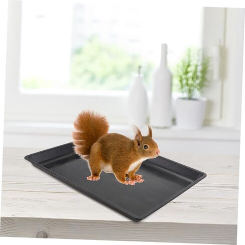 POPETPOP Thickened Plastic PET Cage Tray Waterproof Dog and Rabbit Poop Tray Sturdy Base for Cat and Small Animal Cages in Saudi Arabia