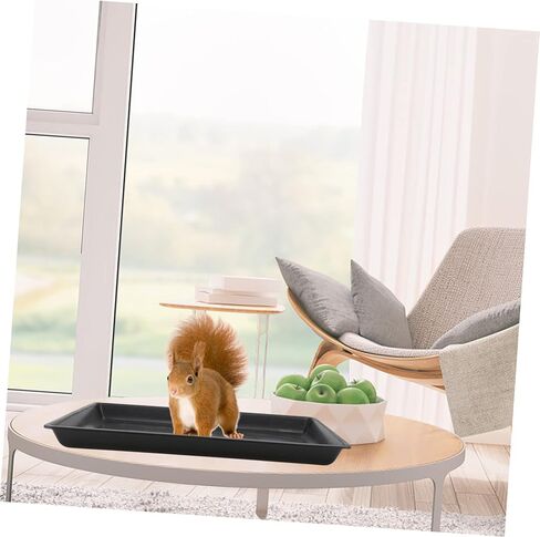POPETPOP Thickened Plastic PET Cage Tray Waterproof Dog and Rabbit Poop Tray Sturdy Base for Cat and Small Animal Cages in Saudi Arabia