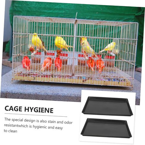 Vicasky 2pcs Pet Petalet Pan for Dog Crate Bunny Cage و Ridcage Treshing for Small Animal in Kuwait