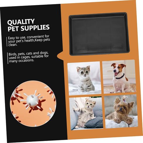 Totority 2pcs Pet Cage Supplies Dog Bedpan Pee Pad Holder Pet Potty Cage Tray for Guinea Birds Indoor Outdoor Use in Saudi Arabia