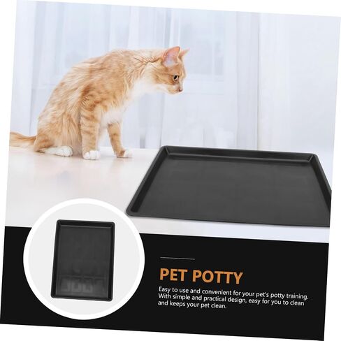 Totority 2pcs Pet Cage Supplies Dog Bedpan Pee Pad Holder Pet Potty Cage Tray for Guinea Birds Indoor Outdoor Use in Saudi Arabia