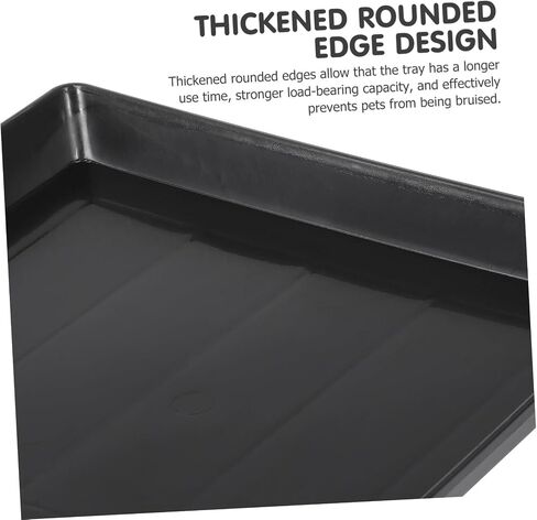 VICASKY 2pcs Pet Toilet Pan for Dog Crate Bunny Cage and Birdcage Tray for Small Animals Bottom Tray for Home Use in Saudi Arabia