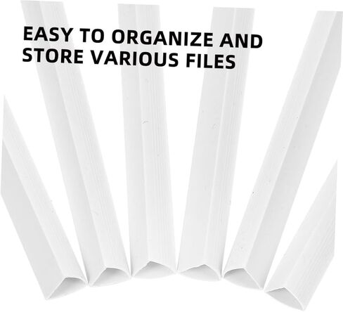 Gadpiparty 20pcs Transparent File Folder Sliding Bars Metal Grip Binding Bars for Document Organization Protective Report Cover Clips Efficient Paper Storage for Office Use in Saudi Arabia
