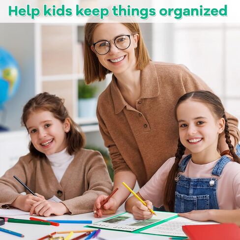 Henoyso 24 Pcs Folders Take Home Heavy Duty 2 Pocket Homework Folders with Clear Front Pockets for Elementary Students Parent Teacher Communication (Green) in Saudi Arabia