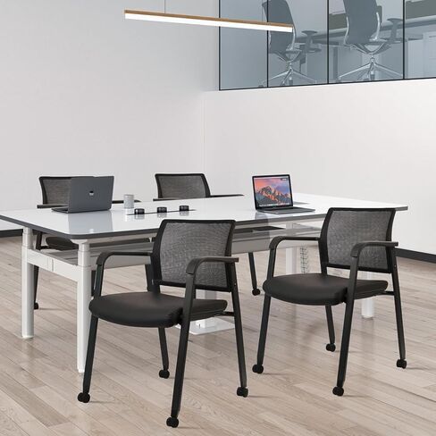 Clatina Mesh Back Stacking Classhs ، كرسي ذراع غرفة انتظار قابلة للتكديس مع عجلات ونسيج منجد لمستشفى مستشفى الاستقبال المكتبي لمؤتمر مدرسة الاجتماع الطبي ، Gray 2PK in Kuwait
