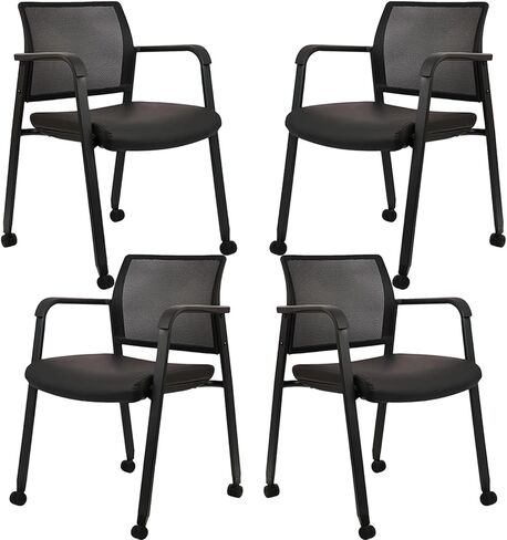 Clatina Mesh Back Stacking Classhs ، كرسي ذراع غرفة انتظار قابلة للتكديس مع عجلات ونسيج منجد لمستشفى مستشفى الاستقبال المكتبي لمؤتمر مدرسة الاجتماع الطبي ، Gray 2PK in Kuwait