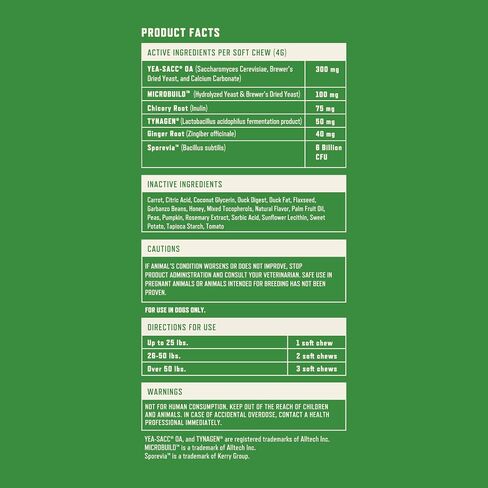 Rocco & Roxie Dog Allergy Relief Chews with Omega 3 for Dogs, Probiotics for Itching Skin, Stop Paw Licking, Fish Oil Skin and Coat Supplement, Anti-Itch, Pet Itchy Allergies and Immune Support, 60ct in Kuwait