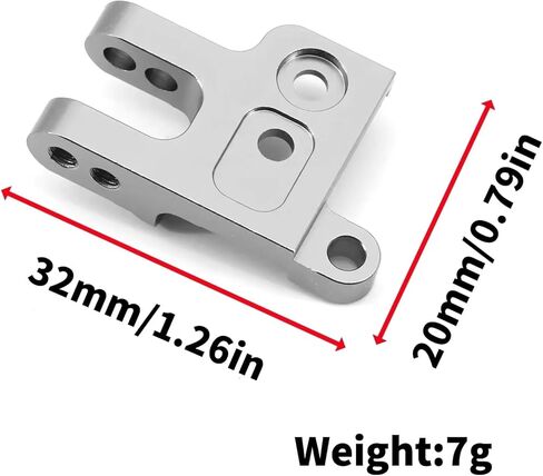 RC Spare Part Compatible with Traxxas for TRX4 for TRX6 1/10 RC Crawler Car Modification Replacement Upgrade Parts Accessories Aluminum Mount in Saudi Arabia