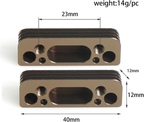 RC CAR Parts متوافقة مع KYOSHO MP9 MP10 1/8 RC CAR ترقية أجزاء التعديل الملحقات 2PCS METAL MOUNT BASE IF430 in Saudi Arabia