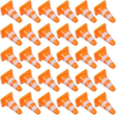 LUOZZY 320pcs Mini Traffic Cones Road Signs Roadblock Simulation Props for Kids Educational Play in Saudi Arabia