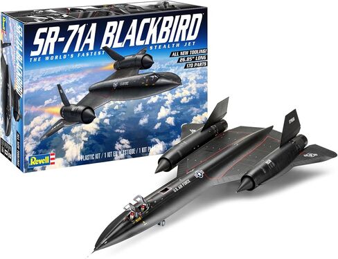 المستوى 5 طراز طقم لوكهيد SR-71A Blackbird Stealth Aircraft أسرع طائرة النطاق في العالم 1/48 بواسطة Revell 85-5720 in Saudi Arabia