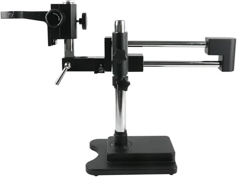Universal 76mm Dual Arm Industrial Zoom Trinocular Stereo Microscope Arm Stand Accessories for Microscope in Saudi Arabia
