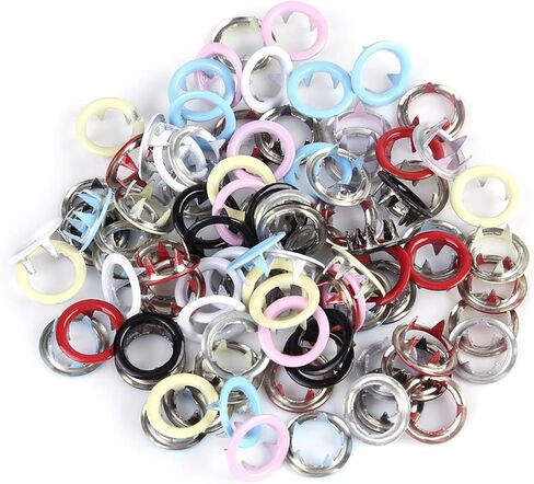 Metal Prong SNAP Buttons Fasteners Press Studs Setting Tool Mix Colors PLIER for Home Clothing Shop in Saudi Arabia