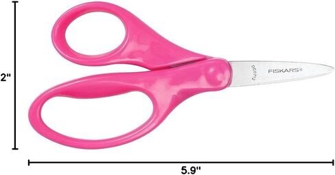 Fiskars Pink 5 Tip Pointed Kids Scissors in Saudi Arabia
