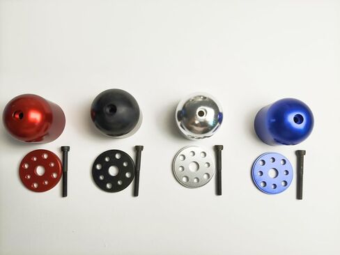 1.75inch 45mm CNC Aluminum Alloy Spinner for DLE30 /DLE55 Gas Engine (Red) in Saudi Arabia
