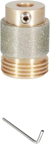 MCBL1Diamond Grinding Bit 1" Brass Core Abrasive Wheel Automatic Water Feeding Stained Glass Grinder Head Making Tool Standard Spare Parts (1 Inch MCBL1-2PCS) in Saudi Arabia