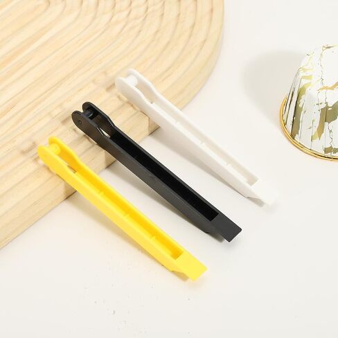 PATIKIL Copper Foil Hand Foiler, 2 Pcs Stained Glass Copper Foil Tool Hand Foiler for 7/32" Width Copper Foil Tape Wrapping Tools for Glass DIY Handcraft Making, Black/Yellow in Saudi Arabia