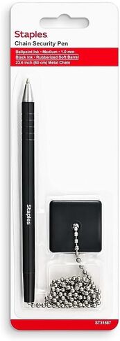 أقلام ملتوية Staples® مرساة ، نقطة متوسطة ، 1.0 مم ، حبر أسود (ST31587) in Kuwait
