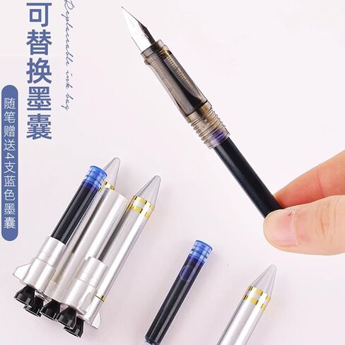 1pcs/set Satellite Rocket Shape Gel Ink Pens Rollerball Pens Office Supplies for Stationery novelty pens in Saudi Arabia