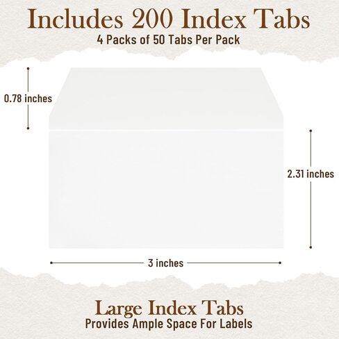 Marspark 3 x 3 Inch Tabs 400 Pcs Sticky Index Tabs, Writable and Repositionable File Labels Flags White Page Pop up Markers Labels for Reading Notes, Books and Classify Files, Back to School Supplies in Saudi Arabia
