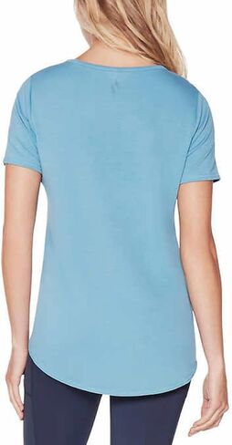 Skechers Gowalk Women's Short Sleeve Tunic Tee (as1, Alpha, m, Regular, Regular, Blue, Medium) in Saudi Arabia
