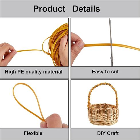 Gorgecraft 30m*5mm rattan waceer wicker في الهواء الطلق الأحمر الاصطناعية رول لفة إصلاح مجموعة السلك السلك السلك المسطح نسج فناء كرسي الأرائك الإصلاح لوازم لأثاث العشب حديقة in Kuwait