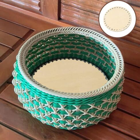 8pcs Wooden Basket Bottoms for Crocheting, Oval Wooden Basket Bottom Shapers Crochet Basket Wood Base Basket Bottom for Crochet for DIY Basket Weaving Supplies Crafts in Saudi Arabia