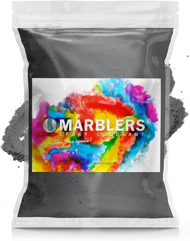 Marblers Gray Mica Powder Colorant [Silver Pearl] 3oz (85g) | مستحضرات التجميل | صبغة راتنج الايبوكسي | صبغة | غير سامة ، نباتي ، خالي من القسوة | لمعان الشفاه ، الأظافر ، زبدة الجسم | قنبلة حمام وشمعة وصابون in Kuwait
