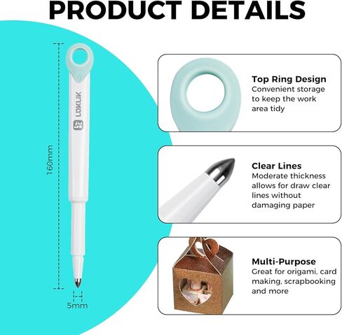 Loklik Storing Stylus لآلة القطع Loklik ، Loklik Stylus تسجيل الأداة لبطاقات طي ، مظاريف ، صناديق ، إبداعات ثلاثية الأبعاد in Kuwait
