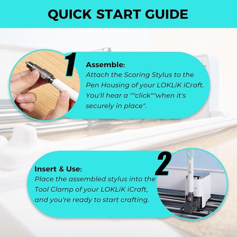 Loklik Storing Stylus لآلة القطع Loklik ، Loklik Stylus تسجيل الأداة لبطاقات طي ، مظاريف ، صناديق ، إبداعات ثلاثية الأبعاد in Kuwait