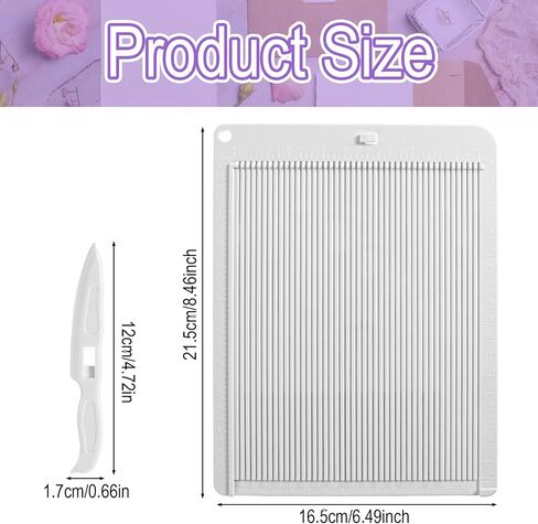 Andibro 6.4 "X 8.5" Craft Mini Loch & Bone Folder Set ، SCORE and TOUL TOULT MULTI GUIRTS SCROPBOOKING SCRAPSING TOUR in Kuwait
