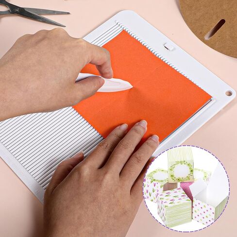 Andibro 6.4 "X 8.5" Craft Mini Loch & Bone Folder Set ، SCORE and TOUL TOULT MULTI GUIRTS SCROPBOOKING SCRAPSING TOUR in Kuwait