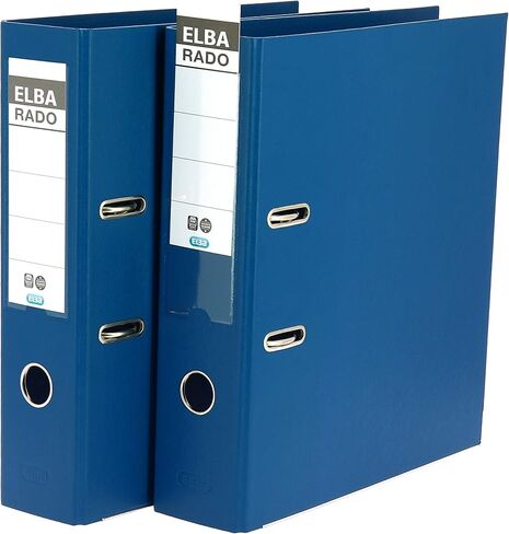 Rado Plastic A4 Folders 8 cm Wide Yellow Pack of 20 in Kuwait