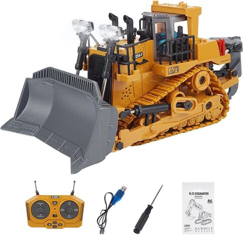 1/24 مقياس 2.4G 9CH سبيكة RC مع الأضواء والمؤثرات الصوتية ， شفرة وظيفية ، جاهزة للتشغيل مع شاحن USB ، للبالغين والعشاق in Saudi Arabia