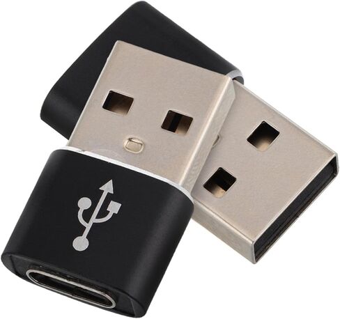 2PCS وظيفة مزدوجة النوع C إلى محول USB Compact Type-C Card Reader ومحول USB للأجهزة المحمولة نقل البيانات وشحن الهواتف الذكية المتوافقة مع in Saudi Arabia