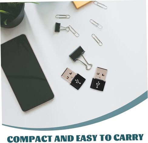 2PCS وظيفة مزدوجة النوع C إلى محول USB Compact Type-C Card Reader ومحول USB للأجهزة المحمولة نقل البيانات وشحن الهواتف الذكية المتوافقة مع in Saudi Arabia