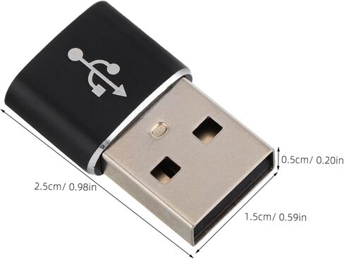 2PCS وظيفة مزدوجة النوع C إلى محول USB Compact Type-C Card Reader ومحول USB للأجهزة المحمولة نقل البيانات وشحن الهواتف الذكية المتوافقة مع in Saudi Arabia