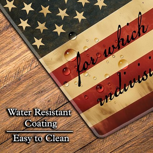 L&B Mercantile American Flag 1776 Betsy Ross We The People XXL Deskpad for Computer Keyboard and Mouse – Patriotic USA Gaming Mousepad, Extra Long XL Mouse Pad for Laptop Office Desk, Desktop Mat in Saudi Arabia