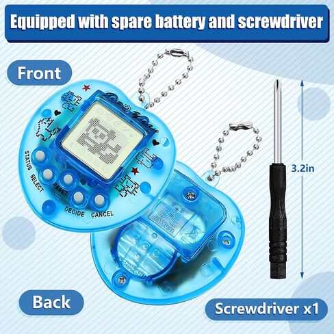 sosation 3 pcs petual pets keychain keychain الافتراضية الافتراضية للحيوانات الأليفة الافتراضية سلسلة المفاتيح تفضل المواد الرجعية الآلة جهة اللعبة in Kuwait