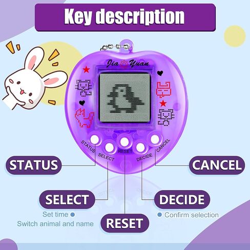sosation 3 pcs petual pets keychain keychain الافتراضية الافتراضية للحيوانات الأليفة الافتراضية سلسلة المفاتيح تفضل المواد الرجعية الآلة جهة اللعبة in Kuwait