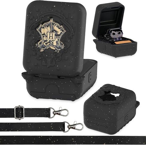 Xegimor Silicone Case for Bitzee Harry Potter Interactive Toy Digital Pet ، غطاء واقعي لـ Harry Potter Bitzee الافتراضي للحيوانات الأليفة (العلبة السوداء) in Kuwait