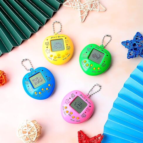 sosation 3 pcs petual pets keychain keychain الافتراضية الافتراضية للحيوانات الأليفة الافتراضية سلسلة المفاتيح تفضل المواد الرجعية الآلة جهة اللعبة in Saudi Arabia