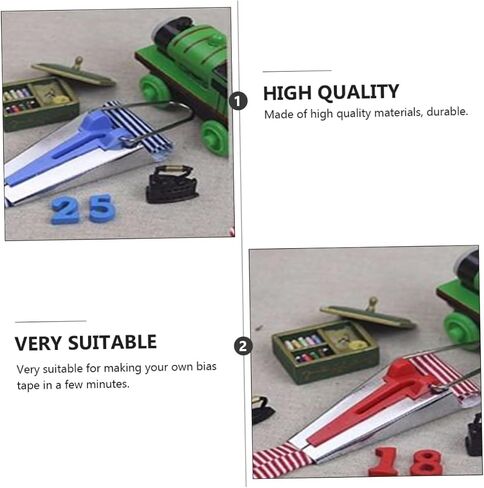 Lurrose 1SET BIAS BIAS MAKERING MAKER SET أدوات خياطة خياطة النسيج لمشاريع DIY تشمل وصناع الأشرطة للأوشحة والحقائب سهلة وخياطة لوازم 3 مساءً in Saudi Arabia