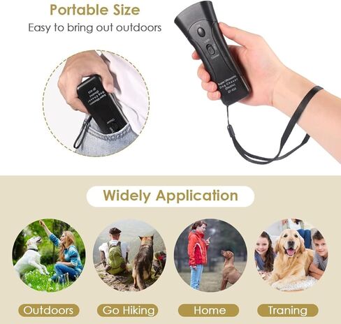 Dog Bark Deterrent Devices,Ultrasonic Anti Barking Device for Dogs,Dual Sensor Dog Bark Deterrent Dog Barking Control Devices Dog Training Tools,Safe for Human & Dogs in Kuwait