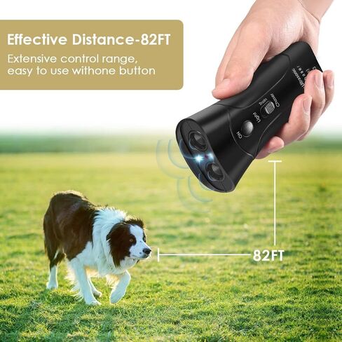 Dog Bark Deterrent Devices,Ultrasonic Anti Barking Device for Dogs,Dual Sensor Dog Bark Deterrent Dog Barking Control Devices Dog Training Tools,Safe for Human & Dogs in Kuwait