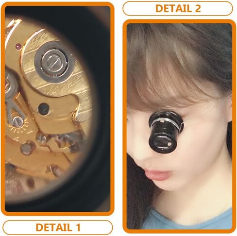 مجوهرات عقال Doitool Loupe: 1 مجموعة مكبرة البصريات الجيب البصريات مع مكونة حامل سلكية لصناع الساعة ، 3x/5x/10x/15x المجوهرات الزجاج in Saudi Arabia