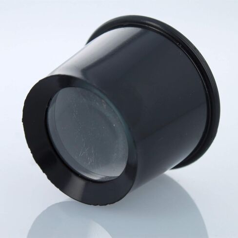 10X Plastic Jewelers Loupe 25mm Diameter Glass Lens Magnifier in Kuwait