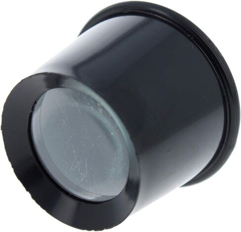 10X Plastic Jewelers Loupe 25mm Diameter Glass Lens Magnifier in Kuwait