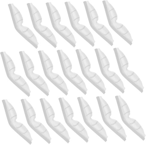 Artibetter 20pcs شرائح جسر الأنف السيليكون لأقنعة الوجه منصات حماية مضاد للطفر للنظارات وسادة ختم مريحة للاستخدام طوال اليوم in Saudi Arabia